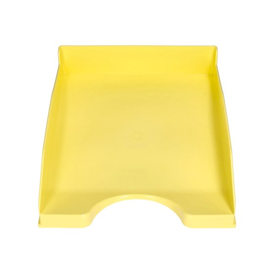 Bandeja Sobremesa Plastico Q-Connect Amarillo Pastel Opaco 240X70X340Mm