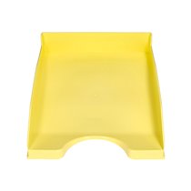Bandeja Sobremesa Plastico Q-Connect Amarillo Pastel Opaco 240X70X340Mm
