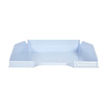 Bandeja Sobremesa Exacompta Aquarel Combo Midi Azul Pastel 347X255X65 Mm