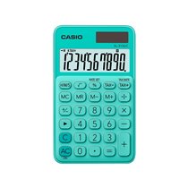 Calculadora Casio Sl-310Uc-Gn Bolsillo 10 Digitos Tax +/- Tecla Color Verde
