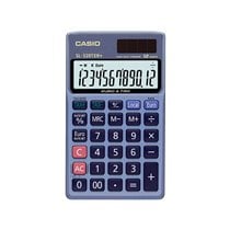 Calculadora Casio Sl-320Ter Bolsillo 12 Digitos Tax +/- Conversion Moneda Tecla Doble Cero Color Azul