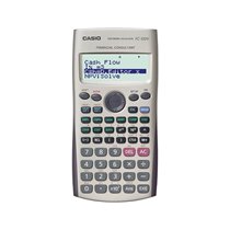 Calculadora Casio Fc-100V Financiera 4 Lineas 10+2 Digitos Almacenamiento Flash Calculo De Ganancias Con Tapa