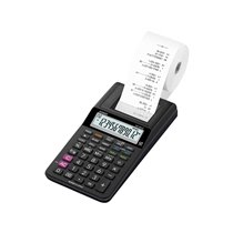 Calculadora Casio Impresora Pantalla Lc Papel 58Mm Hr-8Rce12 Digitos Ac/Dc Pilas Color Negro