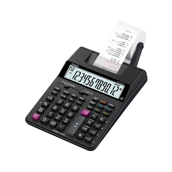 Calculadora Casio Hr-150Rce Impresora Pantalla Lc Papel 58 Mm Impresion Bicolor 12 Digitos Ac/Dc Color Negro