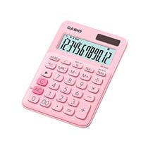 Calculadora Casio Ms-20Uc-Pk Sobremesa 12 Digitos Tax +/- Color Rosa