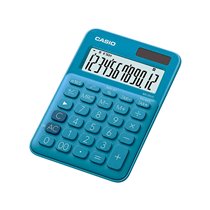 Calculadora Casio Ms-20Uc-Bu Sobremesa 12 Digitos Tax +/- Color Azul
