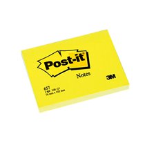 Bloc De Notas Adhesivas Quita Y Pon Post-It 76X102 Mm Con 100 Hojas 657