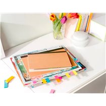 Bloc De Notas Adhesivas Quita Y Pon Post-It Mininotas Energetic Colour 15 X 50 Mm 50 Hojas Pack De 5 Unidades