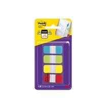 Banderitas Separadoras Rigidas Dispensador 4 Colores Amarillo Azul Lima Y Rojo Post-It Index 676-Alyr-Eu