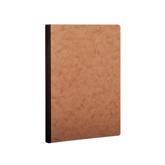 Libreta Age-Bag Tapa Cartulina Lomo Cosido Rayado Horizontal 96 Hojas Color Havana 148X210 Mm
