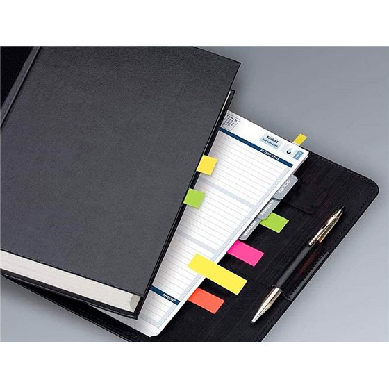 Banderitas Separadoras 20X50 Mm Fluorescente Pack De 4 Con 20 Hojas