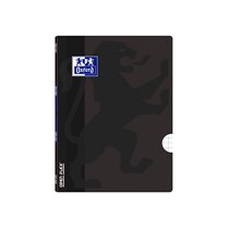 Libreta Escolar Oxford Openflex Tapa Flexible Optik Paper 48 Hojas Din A4 Cuadro 5 Mm Color Negro