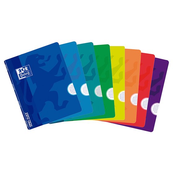 Libreta Escolar Oxford Openflex Tapa Flexible Optik Paper 48 Hojas Din A4 Cuadro 5 Mm Colores Surtidos