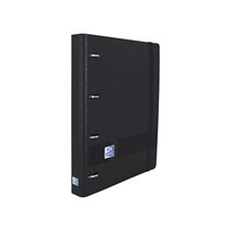 Carpeta Con Recambio Oxford Classic Europeanbinder Din A4+4 Anillas 35 Mm Recambio 100 Hcuadro 5 Mm Color Negro