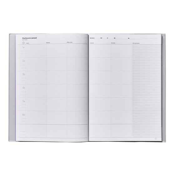 Cuaderno De Programacion Additio A4 Plan Mensual Y Programacion Semanal Del Curso Sin Fechas