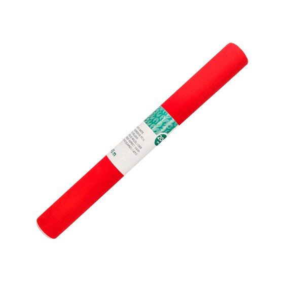 Rollo Adhesivo Liderpapel Unicolor Rojo Brillo Rollo De 0,45 X 2 Mt