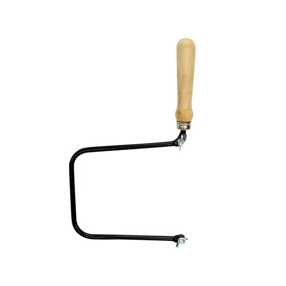 Arco De Segueta Pequeño 155 Mm De Calado Mango De Madera