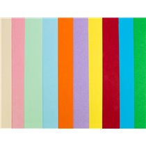 Cartulina Liderpapel 50X65 Cm 180G/M2 25 Colores Surtidos Paquete De 25 Hojas