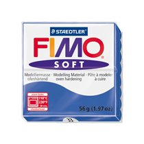 Pasta Staedtler Fimo Soft 57 Gr Color Azul Brillante