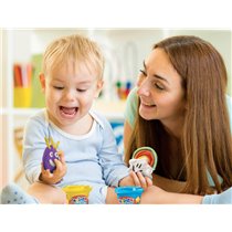 Pasta De Modelar Carioca Baby Dough Bote 75 G Set De 8 Colores Surtidos