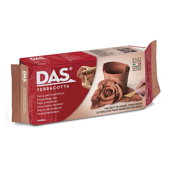 Pasta Das Terracota Para Modelar Seca Sin Coccion 500 Gr