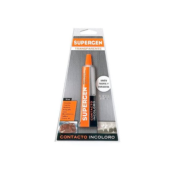 Pegamento Supergen Contacto Incoloro 20 Ml Unidad
