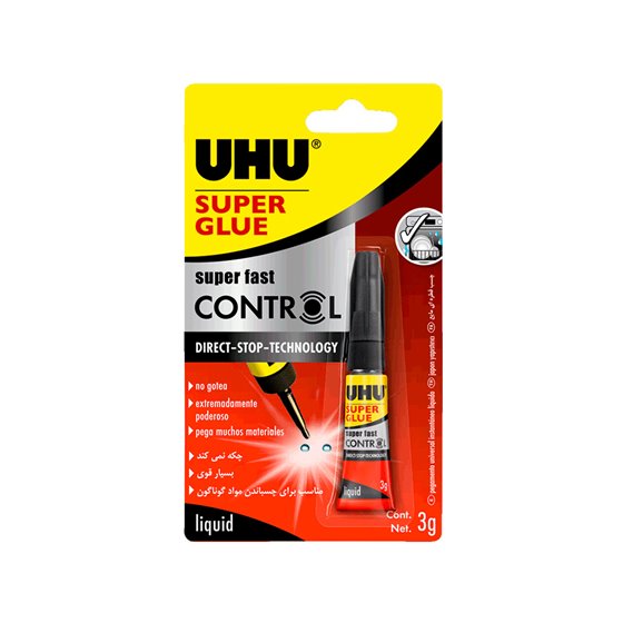 Pegamento Uhu Instantaneo Control Tecnologia Stop 3 Gr