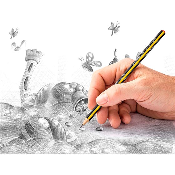 Lapices De Grafito Staedtler Triplus Slim Triangular Mina De 2 Mm