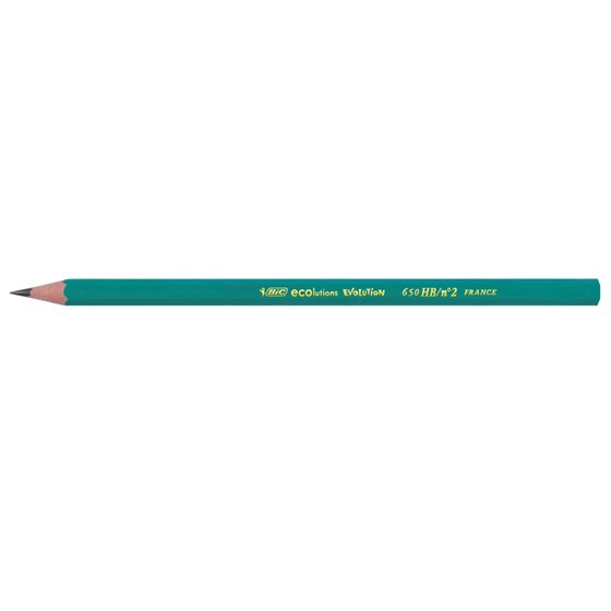 Lapices De Grafito Bic Evolution Hb