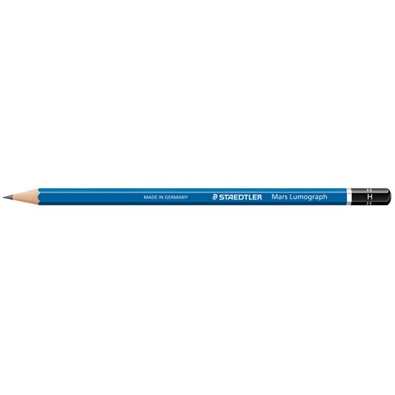 Lapices De Grafito Staedtler Mars Lumograph 100 H Unidad