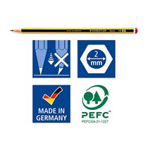 Lapices De Grafito Staedtler Noris N.2 Hb Blister De 3 Unidades