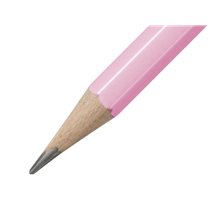Lapices De Grafito Con Goma Stabilo Swano Mina 2,2 Mm Dureza Hb Rosa Pastel