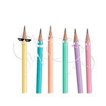Lapices De Grafito Con Goma Stabilo Swano Mina 2,2 Mm Dureza Hb Rosa Pastel
