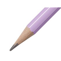 Lapices De Grafito Con Goma Stabilo Swano Mina 2,2 Mm Dureza Hb Lila Pastel