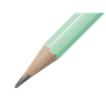 Lapices De Grafito Con Goma Stabilo Swano Mina 2,2 Mm Dureza Hb Verde Pastel