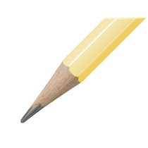 Lapices De Grafito Con Goma Stabilo Swano Mina 2,2 Mm Dureza Hb Amarillo Pastel