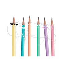 Lapices De Grafito Con Goma Stabilo Swano Mina 2,2 Mm Dureza Hb Amarillo Pastel