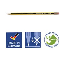 Lapices De Grafito Staedtler Noris N.2 Hb Con Goma De Borrar Unidad