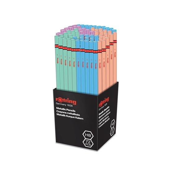 Lapices De Grafito Rotring Metallic Hb Cuerpo Colores Surtidos