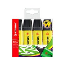 Rotulador Stabilo Boss Fluorescente 70 Amarillo Estuche De 4 Unidades
