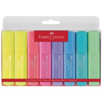 Rotulador Faber Fluorescente 1546 Color Pastel Estuche 8 Unidades Surtidas