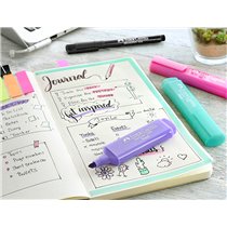 Rotulador Faber Fluorescente 1546 Expositor De 60 Unidades Colores Pastel Surtidos