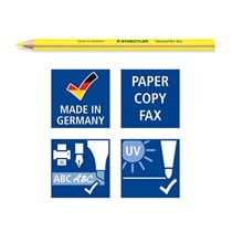 Lapices Fluorescente Staedtler Triangular Top Star Amarillo Caja De 12 Unidades