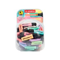 Rotulador Stabilo Boss Fluorescente 70 Pastel Expositor Bombonera De 60 Unidades Colores Surtidos