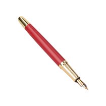 Pluma Y Estuche Belius Soiree Color Art Deco Granate Y Dorado Tinta Azul Caja De Diseño