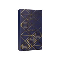 Pluma Y Estuche Belius Soiree Color Art Deco Azul Marino Y Dorado Tinta Azul Caja De Diseño