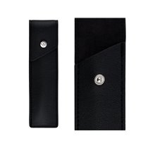Roller Y Estuche Belius Turbo Aluminio Textura Punteada Negro Plateado Tinta Azul Caja De Diseño