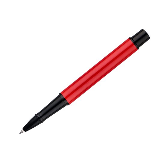 Roller Belius Turbo Aluminio Color Rojo Y Negro Tinta Azul Caja De Diseño