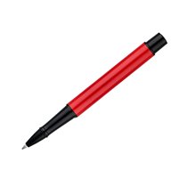 Roller Belius Turbo Aluminio Color Rojo Y Negro Tinta Azul Caja De Diseño