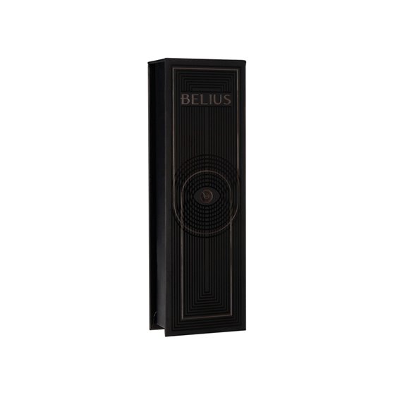 Roller Belius Turbo Aluminio Color Negro Tinta Azul Caja De Diseño